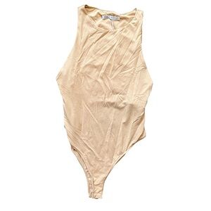 NWT Zara Orange Sleeveless Bodysuit